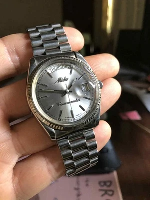 Reloj Automático Vintage Raro Mido President Commander 8299 Foto 1 de 4