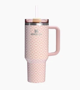 Stanley 40 oz Quencher H2.0 FlowState Tumbler Peach Whip Sunflower - Picture 1 of 5