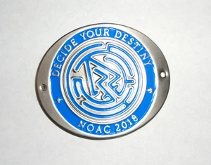 2018 NOAC OA Hiking Staff Medallion - Order of the Arrow Indiana University - Picture 1 of 1