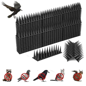 Fence Wall Spikes Garden Security Intruder Repellent Burglar Anti Cat Climb Bird - Picture 1 of 24