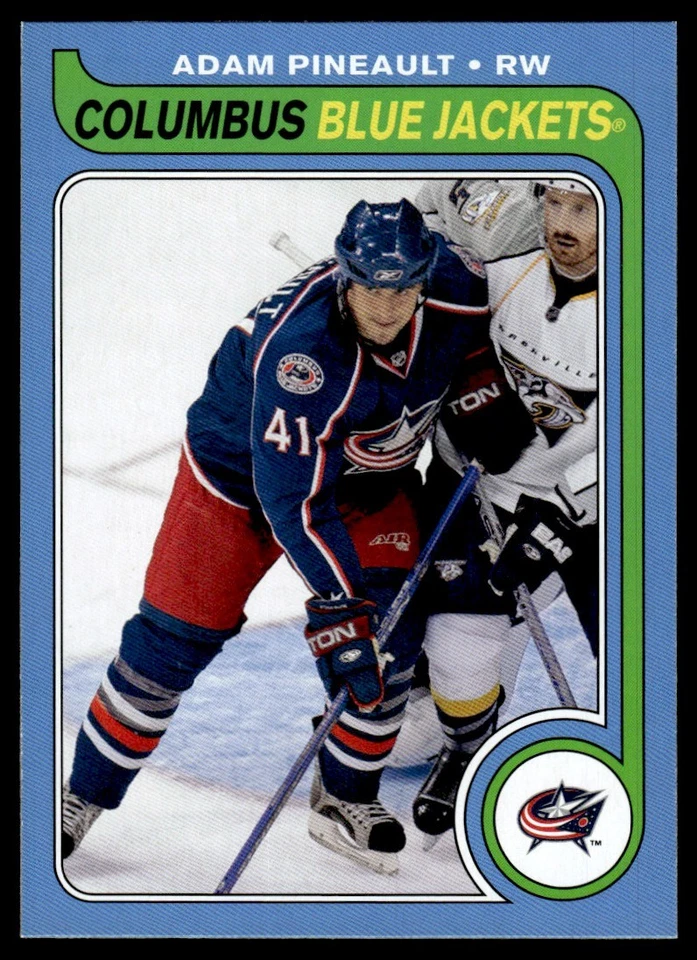 2008-09 O-Pee-Chee 1979-80 Retro Adam Pineault Rookie Columbus Blue Jackets #543 - Image 1 of 2