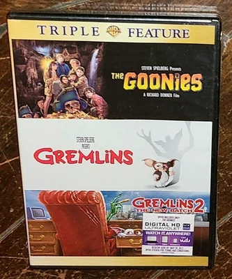 The Goonies, Gremlins + Gremlins 2: the New Batch (DVD, 2014, Widescreen) - Image 1 of 2