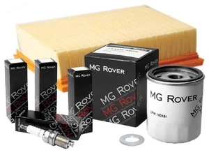 Rover 75 & MGZT Service Kit Air Filter Oil Filter 4 x Spark Plugs ZUA000075 - Picture 1 of 1