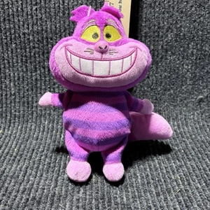 Cheshire Cat 8" Plush Alice In Wonderland Disney JR bakery Stuffed Animal Purple - Picture 1 of 5