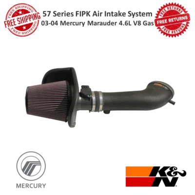 K&N 57 系列 FIPK Gen II 进气系统 HDPE 适用于 03-04 Mercury Marauder 4.6L — 第 1/4 张图片