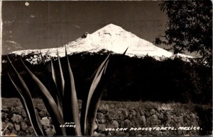 Volcan Popocatepetl MEXICO RPPC c1956 Postcard - Picture 1 of 2