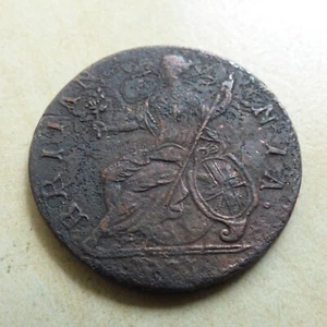 George III Half-Penny 1773 Nice Grade (myrefn21589B) - Picture 1 of 4