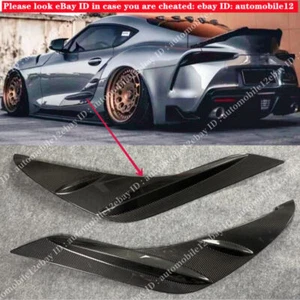 Cubierta de embellecedor de puerta de fibra de carbono para Toyota GR Supra A90 A91 2019-2022 - Imagen 1 de 18