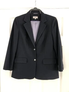 Navy Blue M&S Short Women's Blazer/jacket, Size 16, VGC - Picture 1 of 6