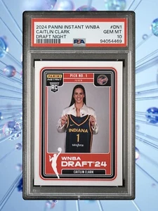 Caitlin Clark 2023-24 Panini Instant WNBA Rookie Card DN-1 RC PSA GEM MINT 10 - Picture 1 of 3