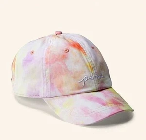 Victoria's Secret ROSA Blanco Multi/Tie Dye Gorra de Béisbol Talla Única Nueva Con Etiquetas - Imagen 1 de 13