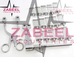 ACF Caspar Winged Arm Transverse Longitudinal Retractor Set ZaBeel Industries - Picture 1 of 2