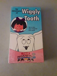 The Adventures Of Wiggly Tooth (VHS 1991) Brand New, Colgate Promo Kids Film - Picture 1 of 4