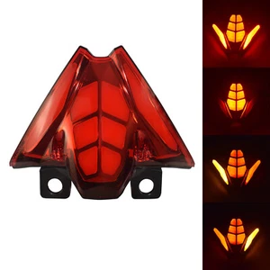 Red LED Integrated Blinker Brake Taillight For KAWASAKI Ninja 500 Z500 2024-2025 - Picture 1 of 11