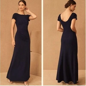BHLDN Matisse Cap Sleeve Maxi Sheath Dress Size 18 - Picture 1 of 10