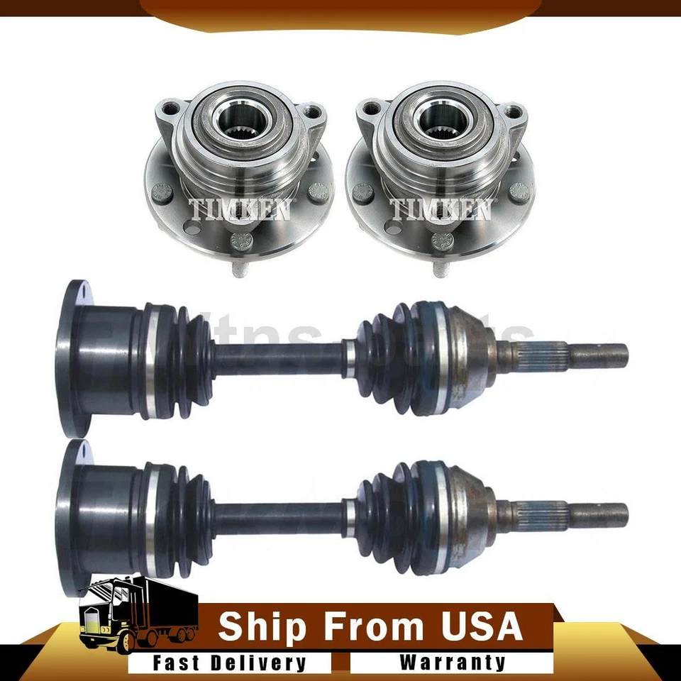 KIT DE COJINETE DE EJE Y RUEDA PARA CHEVROLET S10 BLAZER 1983-1991 4X JUNTAS CV Foto 1 de 4