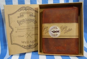 GALEN Galen Leather Crazy Horse Orange 5 pcs. from JAPAN Galen USED - Picture 1 of 18