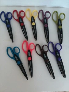 Lot of 9 Fiskars Scissors & Pap Edger Edge Border Paper Punches Scrap Book - Picture 1 of 6