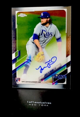 2021 Topps Chrome Josh Flemming Rookie Auto Autograph RC #RA-JF  - Image 1 of 2