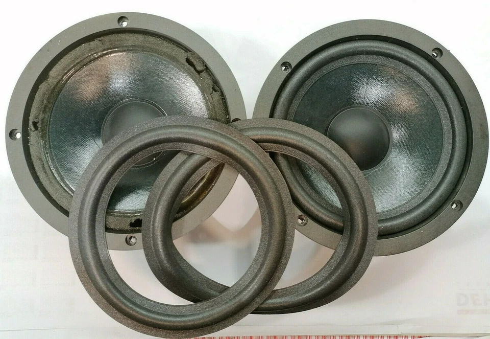 2x Sicken kompat. für Quadral Quintas 135, 135S, 165, 165S inkl.Kleber&Anleitung - image 1 of 1