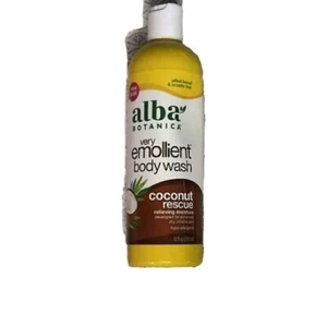 Alba Botanica Very Emollient Body Wash Coconut Rescue 12 oz Hypo Allergenic NEW - Picture 1 of 2
