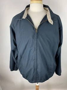 Harriton Outerwear Mens Size L Full Zip Lined Windbreaker Jacket-557 - Picture 1 of 6