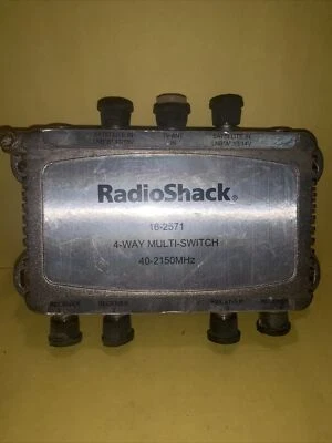 RadioShack Satellite Passive Multi-Switch 3-In/4-Out DirecTV Dual 16-2571 D6 -4 - Image 1 of 4