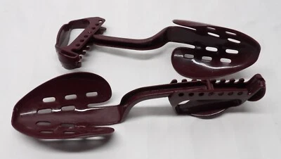 Modeladores de sapatos masculinos vintage Helmac marrom ajustável tamanho 7-13 - Imagem 1 de 3