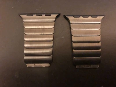 Ersatz Teile Original Apple Uhr 38mm Space Schwarz Edelstahl Link MJ5K2ZM / Ein - Bild 1 von 2