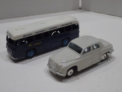 DINKY TOYS B.O.CA.C. COACH CORGI TOYS ROVER 90 MODELLINI ORIGINALI (4) - Immagine 1 di 4