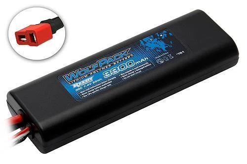 Team Associated - Wolfpack LiPo Battery, 2S 7.4V 3300mAh 30C - Image 1 of 1