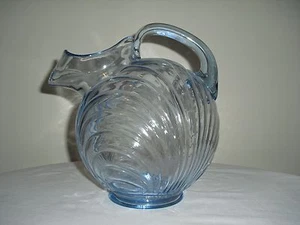 Brocca a sfera inclinabile Cambridge Moonlight Blue Caprice con labbra di ghiaccio brocca a sfera 80 oz - Foto 1 di 9