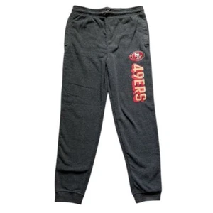 NFL San Francisco 49ers Kid's Logo Sweatpants Gray Size Youth XL (18/20) - Picture 1 of 9
