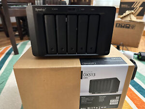 Synology DX513 5-bay Expansion Unit With Original Box