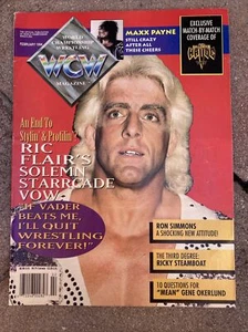 WCW Wrestling Magazine February 1994 Ric Flair ~ Dustin Rhodes ~ Ricky Steamboat - Picture 1 of 12