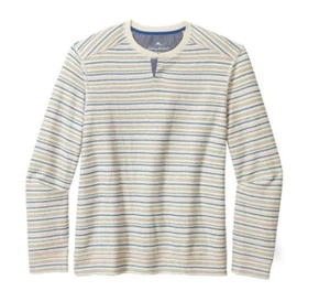 Tommy Bahama LS HORIZON BEACH STRIPE ABACO PULLOVER - Picture 1 of 2