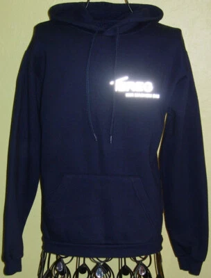 125 ) Tolles Blaues Damen Sweatshirt mit Kaputze Gr. XS - Der Firma  B & C - Bild 1 von 2