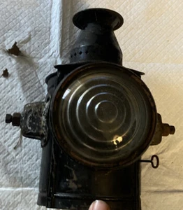 Vintage Adlake Round Body Truck Automobile Lamp Lantern - Picture 1 of 14