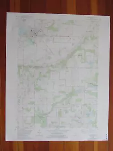 Mappa Topo USGS Decatur Michigan 1982 originale d'epoca - Foto 1 di 1