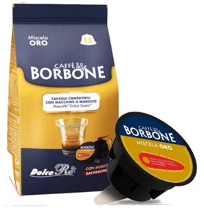 180 Capsule Caffè Borbone Miscela Oro Compatibili Dolce Gusto Nescafe* Gratis - Imagen 1 de 10