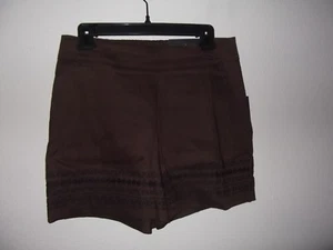 APT 9 - WOMEN - MID RISE SHORTS - BROWN - SIZE SMALL - RETAILS @ 40.00(AC-40-35) - Picture 1 of 3