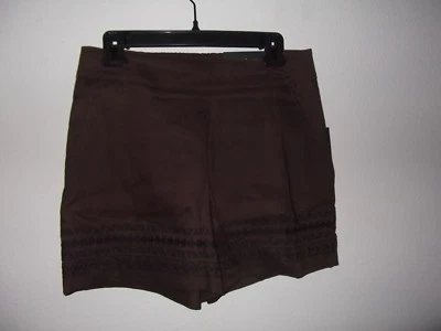 APT 9 - MUJER - PANTALONES CORTOS TIRO MEDIO - MARRÓN - TALLA PEQUEÑA - VENTA AL POR MENOR @ 40,00 (AC-40-35) Foto 1 de 3