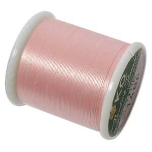 K.O. Hilo de Cuentas Bebé Rosa Japonés Hilo de Cuentas 43334 55yds Nylon Encerado KO - Imagen 1 de 5