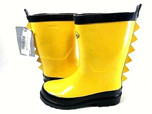 Outee Yellow Lightweight Synthetic Pre-School Waterproof Boots,US Size 13,New - Picture 1 of 7