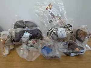 Safari Ltd Bulk Bag Animal Toy Figures Lion Zebra Giraffe Hippo Elephant Tiger - Picture 1 of 18
