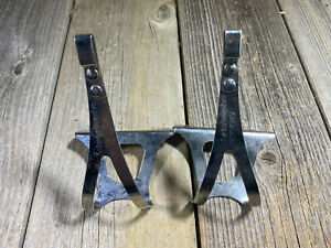 AFA CHRISTOPHE SPECIAL NO2 ZEFAL VINTAGE STEEL TOE CLIPS TOECLIPS TOECLIP USED