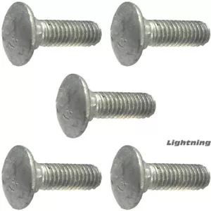 5/16-18 x 3/4" Carriage Bolts and Nuts Hot Dipped Galvanized Quantity 250 - Picture 1 of 3