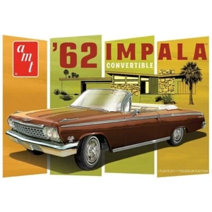 Kit AMT AMT1355M '62 Chevrolet Impala Cabrio 1:25 SIGILLATO - Foto 1 di 1