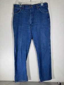 Jeans Wrangler Vintage Adulto 36x33 13MWZ Denim Corte Vaquero Envejecido Hecho en EE. UU.* - Imagen 1 de 6