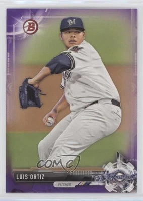 2017 Bowman Prospects Purple /250 Luis Ortiz #BP128 - Image 1 of 2